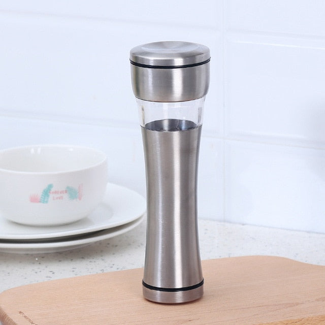 Premium Stainless Steel Pepper Mill Grinder Spice Sea Salts Pepper Grinder with Adjustable Coarseness Ceramic Rotor Pepper Mills