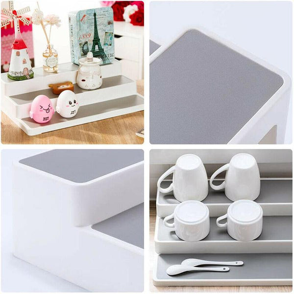 3 Layers Cabinet Organizer Storage Pantry Shelf Spice Dropshipping Shelf Kitchen Bathroom Organizer Home Accessories